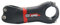Alfa Pasca Fahrrad Vorbau Carbon MTB 3K Matt 17 Grad Rennrad Vorbau Rot 31.8mm Länge 130mm