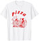 Pizza T-Shirt Logo Pizza Kostüm Italian Verpackung T-Shirt