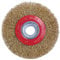Dciustfhe Wire Brush Wheel for Bench Grinder Polish + Reducers Adaptor Rings,5inch 125Mm