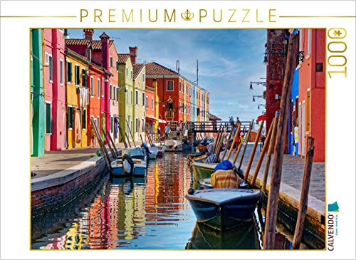 CALVENDO Puzzle EIN Motiv aus dem Kalender Bunt Bunter Burano | 1000 Teile Lege-Größe 64 x 48 cm Foto-Puzzle für glückliche Stunden
