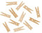 INNSPIRO Mini Pinzas Madera pequeñas Natural 25x3mm. 45u. Clips de Fotos, Pequqñas y Decorativas, Adornos para Manualidades, decoración y Scrapbooking