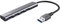 Trust Halyx 4 Porte Hub USB 3.2 Gen 1, Velocità 5 Gbps, Multipresa USB Plug & Play, Sdoppiatore Multiporta USB-A, Adattatore Compatto per PC, Laptop, Desktop, Portatile, Macbook - Grigio