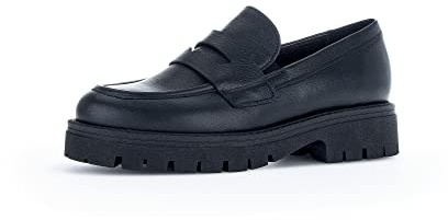 Gabor Damen Slipper, Frauen Slip On,Wechselfußbett,Moderate Mehrweite (G),College Schuhe,Businessschuhe,Slip-ons,Slides,schwarz,41 EU / 7.5 UK