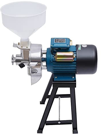 Mulino elettrico per cereali, mulino per la casa, 2200 W, per grano di riso e mais