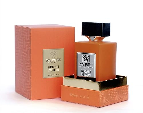 Just Peach Perfume | Fragance of Arab Perfume | Druck von Bright Peach Alhambra Casa | World Eau De Parfum 3.4 Oz (Just Peach)