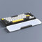 Attack Shark 87 Keys Acrylic Wrist Rest, CNC Aluminum Alloy Palm Rest, Transparent Arm Rest, TKL 75% Layout Gaming Mechanical Keyboard Wrist Rest, Ergonomic Non-Slip Base Wrist Support -Matte Black
