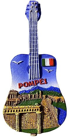 Kühlschrankmagnet Pompeji Italien, Antike, römische Stadt, Reise-Souvenir, 3D-Kühlschrankdekoration, Magnetaufkleber, Bastel-Kollektion
