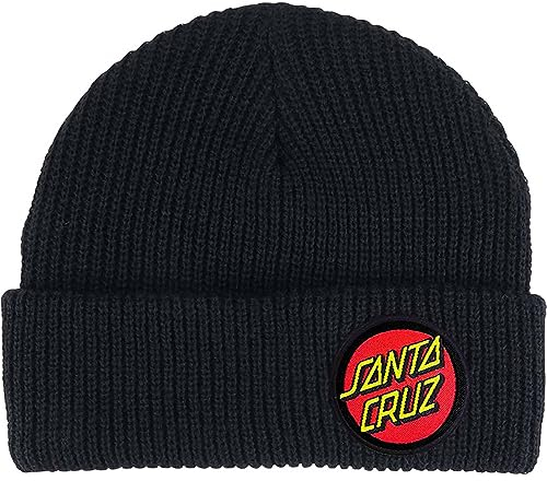 SANTA CRUZ CLASSIC DOT BEANIE cappellino BLACK AI23