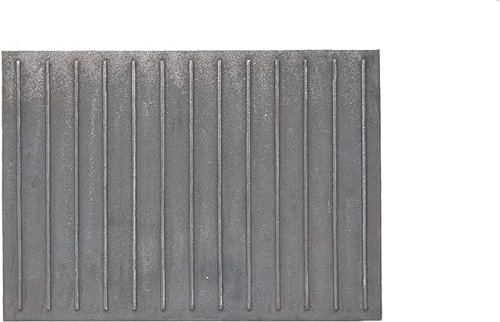 Lunaway - Placa de Chimenea ranurada de Hierro Fundido | Grosor 1 cm (70 x 60 cm)