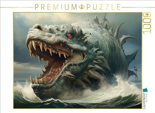 CALVENDO Puzzle Das Seeungeheuer | 1000 Teile Lege-Größe 64 x 48 cm Foto-Puzzle für glückliche Stunden