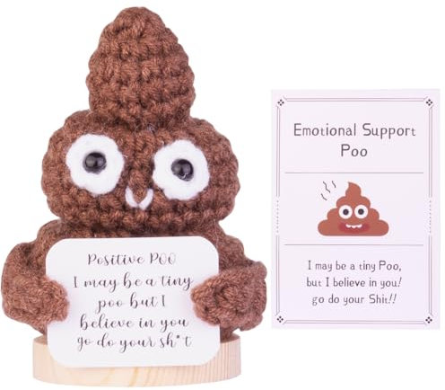 Mwmoeen Lustiger Positiver Pinguin, Positive Kartoffel Pocket Hug, Geschenke für Beste Freundin und Frauen