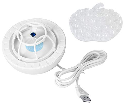 USB Powered Ultrasonic Dishwasher Portable Mini Kitchen Cleaner with Auto Shut Off 15 Min Timer Blue