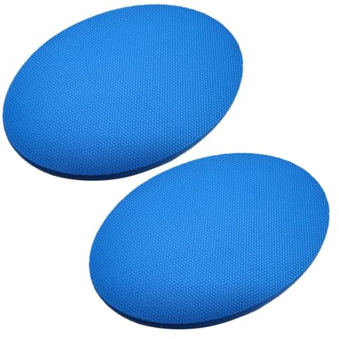 2 Stück Ovale Schaumstoff Balance Pads, Fitness-Übungskissen Gymnastik-Trainer-Board, PferdBalance Pad Für Gleichgewicht, Yogamatte Yoga Balance Board Balance Kissen Für Physiotherapie, Pilates