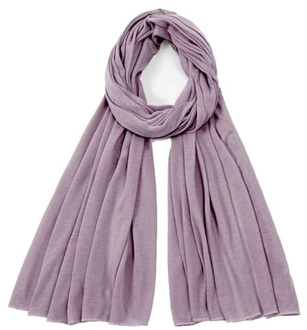 Van Der Rich ® - Einfarbiger Schal Weiche Stola 68cm*170cm - Damen (Altrosa2)