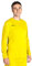 FORZA Men’s Long Sleeve Football Shirt – Breathable Quick-Dry Fabric, Available in Sizes XS to XXL and Multiple Colours, Ideal for Training & Match Play (UK, Alpha, L, Regular, Regular, Yellow)