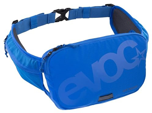 EVOC HIP Pouch Hüfttasche, Bauchtasche (leichte Gürteltasche mit Mehreren Fächern, mit AIR PAD System, individuell anpassbar), Royal Blue