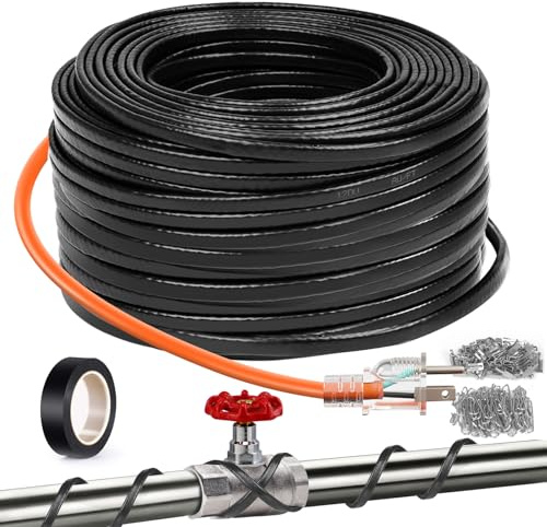 100FT（3FT-200FT） Pipe Heating Cable for Pipe Freeze Protection