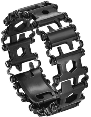 29 in 1 Multitool-Armbänder aus rostfreiem Stahl for Herren, Survival im Freien, Handwerkzeuge, Kit, Armband for Garmin 22 mm 26 mm/for Samsung 20 mm 22 mm(30mm Black)