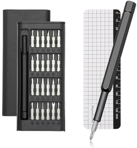 GGUFAY Feinmechaniker Schraubendreher Set, 25 in 1 Mini Werkzeug Set, Präzision Reparatur Werkzeugset for Handy PC Laptop Macbook iphone Computer PS4 PS5 Brillen usw