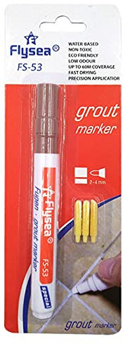 Rotulador restaurador de plumas, marcador de lechada, azulejos Penfea, herramientas de 5 ml, relleno de paneles de yeso para agujeros de uñas (gris oscuro, talla única)