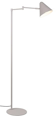 Trio Leuchten Stehleuchte Cosima 463900176, Metall Warm Grau, exklusive 1x E14, flexibles Gelenk