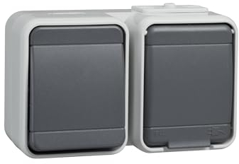 Elso Steckdose mit Schalter Kombination, 448639