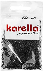 Karella Shaftlock System Gummringe für alle gängigen Darts mit 2BA-Gewinde, für Shaft und Wechselspitzen | 30 STK. oder 1000 STK. | stabil, schwarz