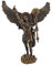 PTC Religiöse Statue Erzengel Uriel mit Speer, 32 cm