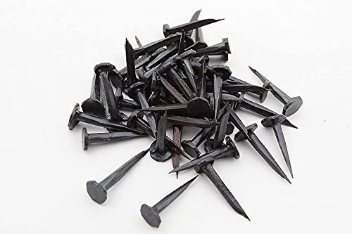 Merriway 300gm Cut Carpet Tacks, 16mm, Round, Metal, Weiß, Pack of 300g