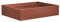 prima terra Hochbeet-Bausatz Edelrost PLANUS Maße 158x118cm Höhe 35cm