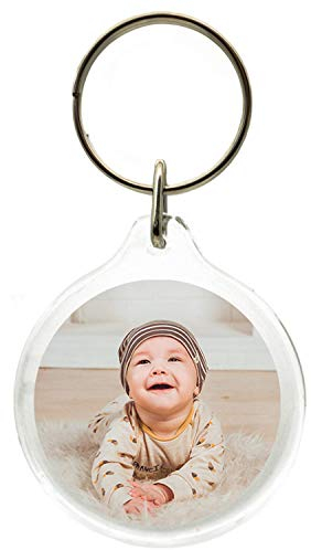 Foto Schlüsselanhänger personalisiert individuell mit Wunschfoto Wunschbild oder Text Geschenk Geschenkidee, Transparent