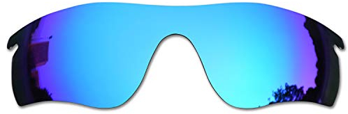 SOODASE Pour Oakley Radarlock Path Des lunettes de soleil Bleu Verres de remplacement polarisés
