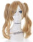 TM-350 Overwatch Luna DVA blond 45cm Twin Tail 3-tlg. Zopf Lolita Cosplay Perücke Wig Anime Manga