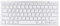Russische Bluetooth-Tastatur, 78 Tasten Ultradünne schwebende Taste Russische drahtlose Tastatur für mac für Android für - Silberweiß