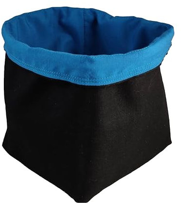Square Dice Bag/Reversible Tile Pouch- Plain Large Bag