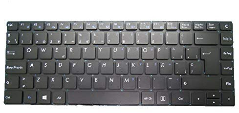 RTDPART Teclado para portátil MEDION AKOYA E4251 MD61227 MD61202 30025555 30025430 30025396 SP español negro