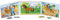 Goki 57383 Puzzle Reiterhof 17,3 x 17,3 x 1,2 cm, 2 x 20 Teile, 2 Motive, magnetisch