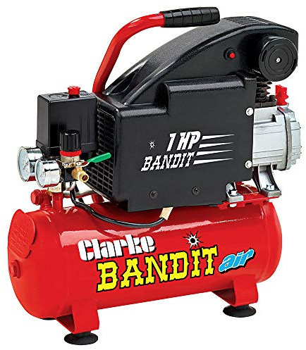 Clarke Bandit 1hp 8 Litre Air Compressor 240v