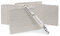 Aba Group 100 Stück Professionelle Nagelfeile Halbmond Flamingo 180/240 Slim, strapazierfähig,zum einmaligen Gebrauch, Nagelfeile von guter Qualität, abriebfest, Nagelfeilen-Set, hergestellt in EU
