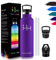 HoneyHolly Thermosflasche aus Edelstahl – 500 ml/750 ml/1000 ml – Wasserflasche aus Edelstahl mit doppelwandiger Isolierung, auslaufsicher, wiederverwendbar, BPA-frei, Wasserflasche für Sport, Wandern
