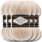 Hobby YARN Alize Superlana Klasik 5 x 100 g Türkische Premium Wolle Baumwolle und Acryl Uni Handstrickgarne Yarn Garn Strickgarn Baby zum Stricken Strickgarn (Honey | 310)