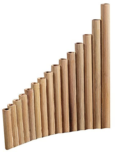 OPLLER Pan Flute 15 Whistles Natural Bamboo Bubble Instrument Pan Flute G Tone Pan Flute Handmade Wind Instrument Folk Instrumentos
