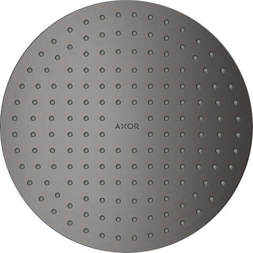hansgrohe AXOR ShowerSolutions Kopfbrause 250 1jet, Decke-Aufputz, 35287340, Farbe: Brushed Black Chrome