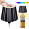 Lampe de Bouteille de Vin à LED Rechargeable,Lampe de Table Créative Moderne Sans Fil Avec Batterie de 2000 mAh, Lampe de Table, les Restaurants et les Lumières D'éclairage Moral du Bar (A - Manquant)