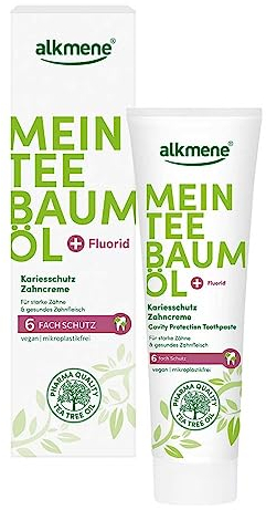 Alkmene Mein Teebaumöl Kariesschutz Zahncreme 100 ml