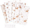 Larcenciel Seidenpapier Weihnachten, 50 Blatt Glitzer Rosagold Seidenpapier zum Verpacken, Verpackungsmaterial Füllmaterial für Geschenktüten, Weihnachten Geschenkpapier für Neujahr, Party, 50x70cm