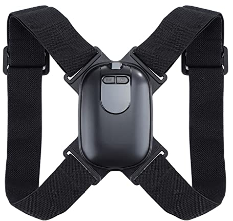 INEARZ Smart Haltungskorrekturgurt, Verstellbarer Korrektor, Taillenstütze, Wirbelsäulenstütze, Haltungstrainer (Farbe: Schwarz, Größe: 110 x 80 x 15 mm) Beauty Comes