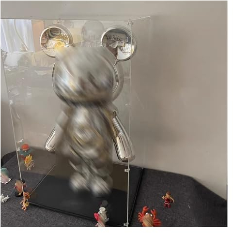 Acryl Vitrine Klar Acryl Figuren Modelle Display Case, Staubgeschützter Display-Kasten, Alternative Glasvitrine Spielzeug Puppe Sammlerstück Vitrine, 4 6 8 10 12 14 16 18 20 22 24 26 Zoll groß ( Color
