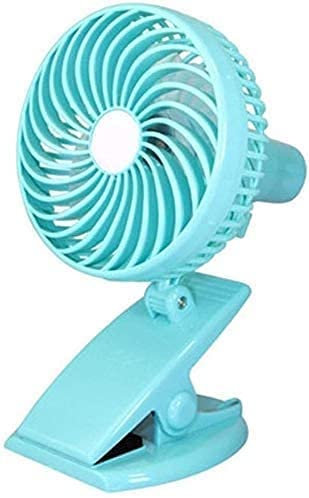 ANAIUCY Ventilador de escritorio USB con clip y ventilador personal de escritorio, mini ventilador silencioso de velocidades ajustables, 360 grados que gira libremente, ventilador portátil de aire