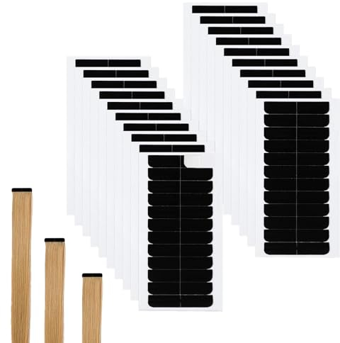 240 Stück Tape Extensions Kleber, Schwarz Unsichtbare Tapes Wasserdicht Tape Extensions Echthaar Atmungsaktiv Tape Extensions Löser Hohe Klebekraft Klebestreifen für Haarverlängerungen Perücken